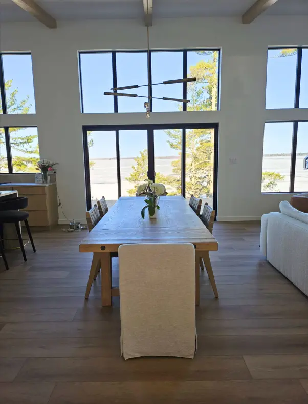 Modern design windows and patio door, installed in region Dryden, Fort Frances, Kenora, and Sioux Lookout