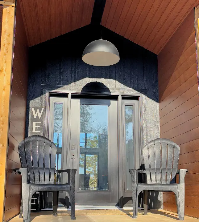 Front door installed, Dryden, Fort Frances, Kenora, and Sioux Lookout